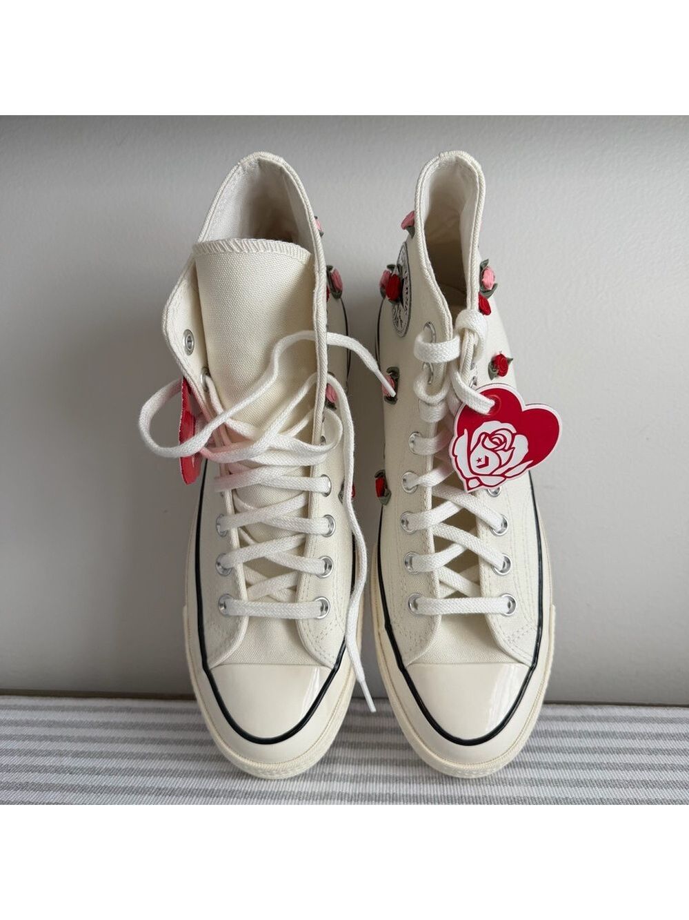 Converse NEW Unisex Chuck 70 Valentine's Day Hi Top Shoe Size 10 or 8 - Picture 12 of 14